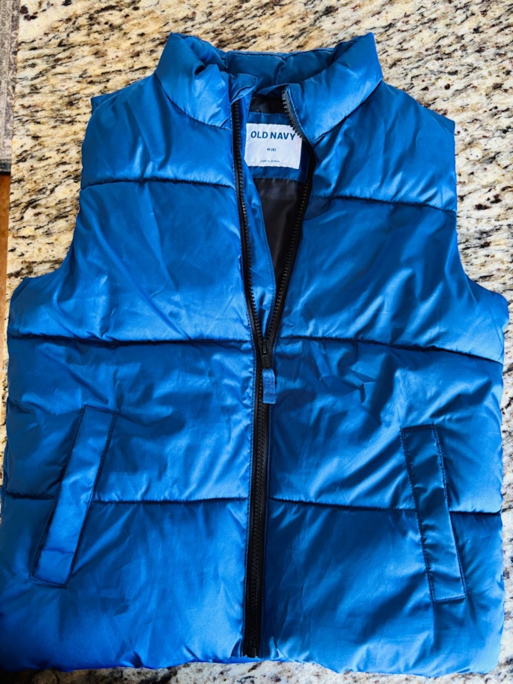 Old Navy Bright Blue Kids Puffer Vest
